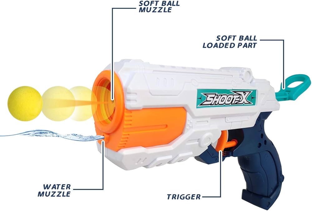 Close-up-of-pump-action-2-in-1-water-and-foam-ball-shooter-toy