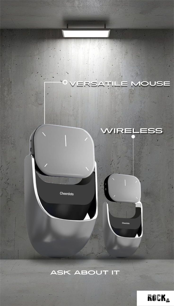 Detachable Computer Mouse, Presenter Presentation Pointers Remote with Laser, Ultra-Lightweight
