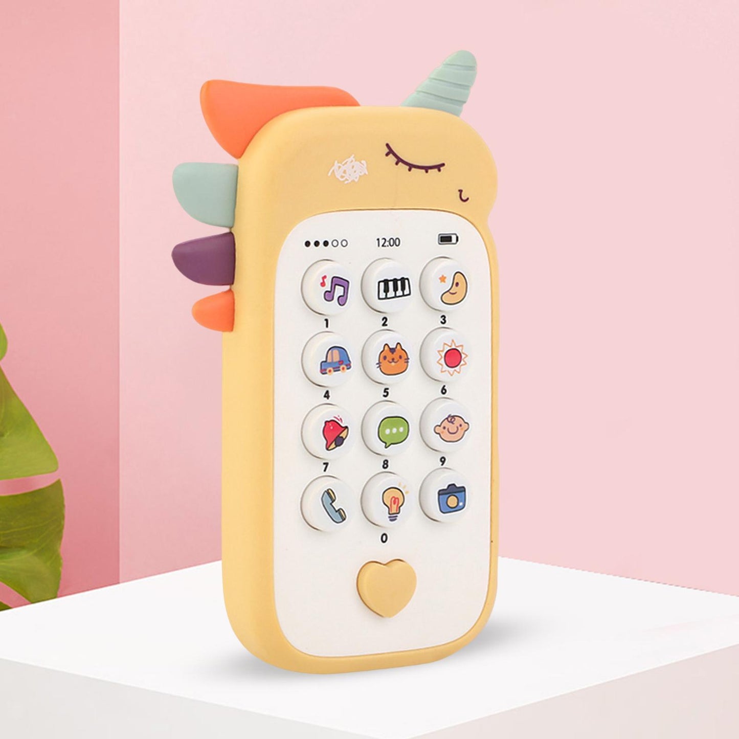 educational toddler smartphone toy, sound buttons, music