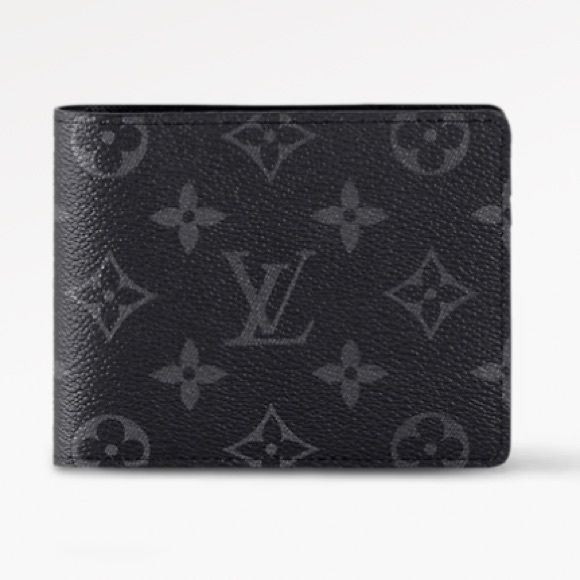 Louis Vuitton Multiple Wallet Damier Graphite Canvas – Men’s Luxury Slim Bifold Wallet
