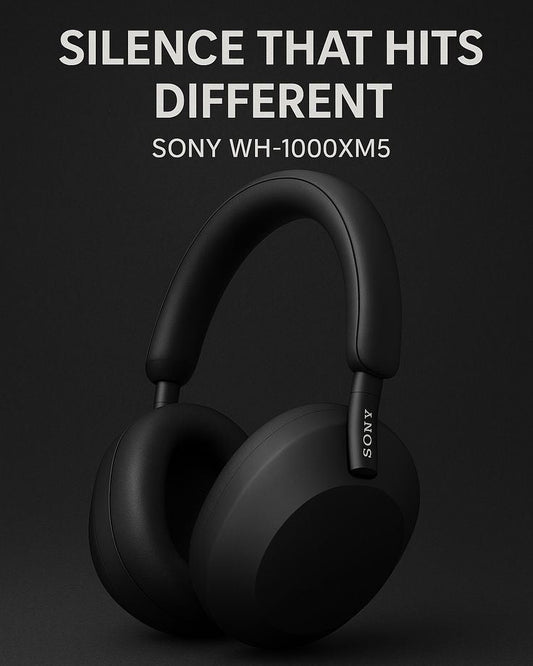 Sony WH-1000XM5 Wireless Noise Cancelling Headphones – Premium Sound & All-Day Comfort