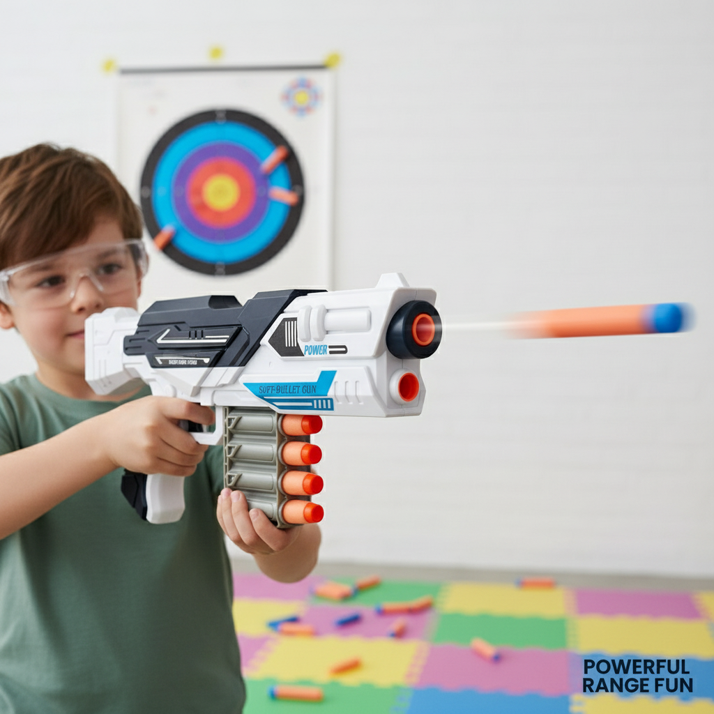 Boy Blaster Gun wit foam bullets