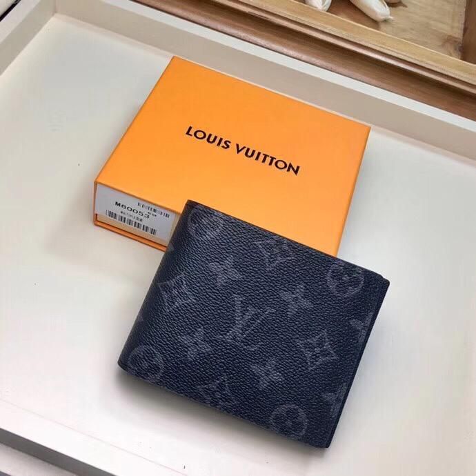 Louis Vuitton Multiple Wallet Damier Graphite Canvas – Men’s Luxury Slim Bifold Wallet