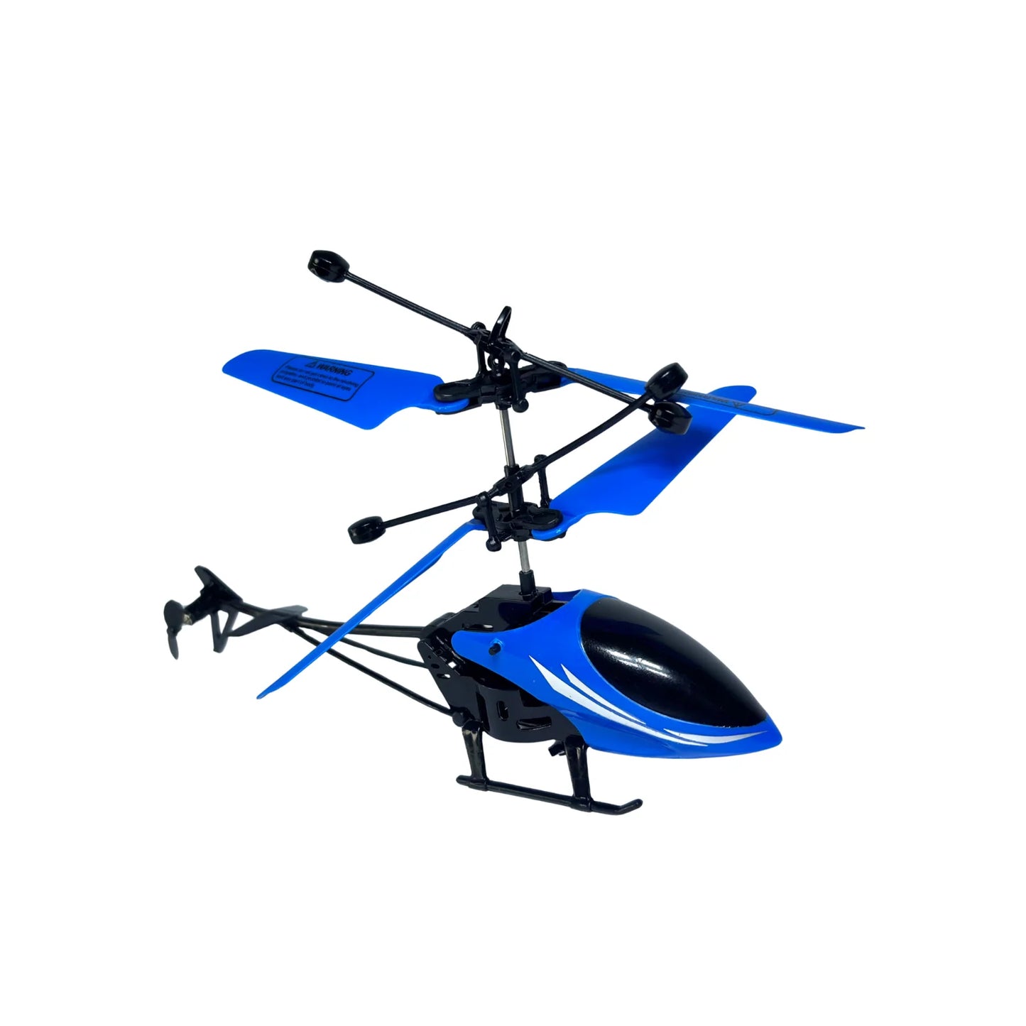 Remote Control Helicopter Front View Blue Black Color for Boys