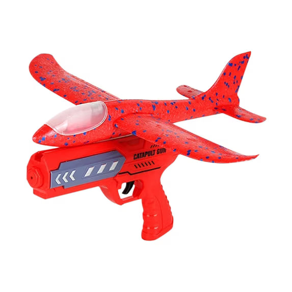 Foam Glider Shooter Toy Gun – Safe Catapult Airplane Launcher for Toddlers
