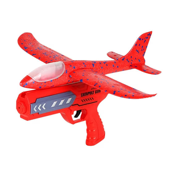 Foam Glider Shooter Toy Gun – Safe Catapult Airplane Launcher for Toddlers