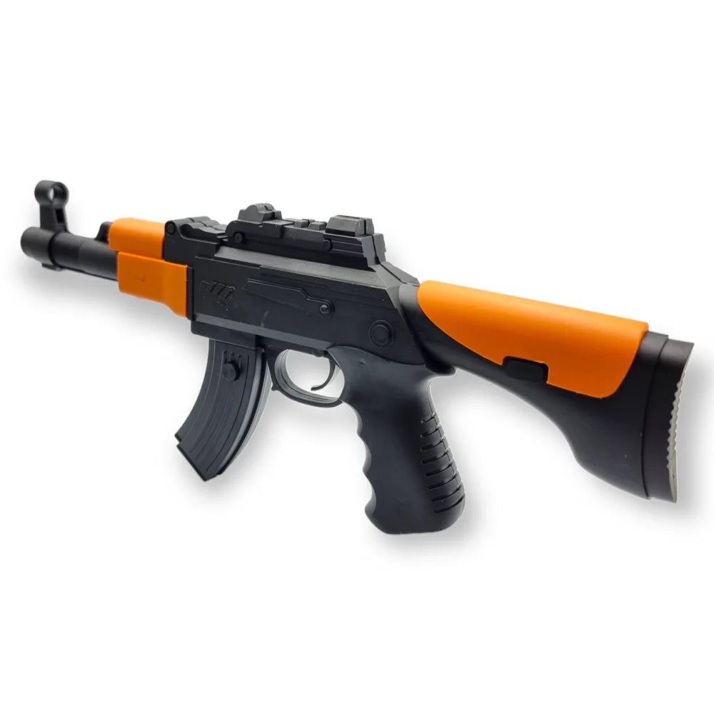 Kids AK47 Style  Blaster Toy Gun – Automatic Soft Dart Toy Rifle